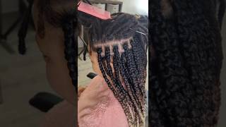 Box braids over Locks [upl. by Ecnaled]