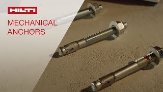 REVIEW of the Hilti anchor portfolio  KWIK BOLT® anchors [upl. by Anneyehc]