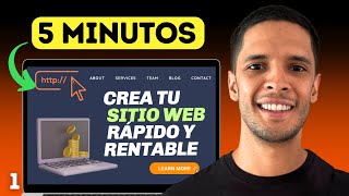 Cómo Crear una Página Web Profesional en 5 Minutos [upl. by Anuaf]