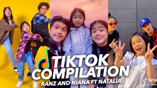 Siblings TikTok DANCE Compilation Latest  Ranz and Niana ft natalia [upl. by Ainahpets]