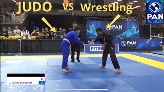 Judo vs wrestling in PAN Jiu jitsu the untold story [upl. by Aizatsana]