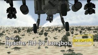 FSX Apache AH64 Longbow  USArmy modern attack helicopter [upl. by Hoopes634]