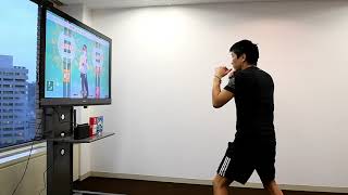 プロインストラクターによる「Fit Boxing」デモプレイ [upl. by Nickolaus]