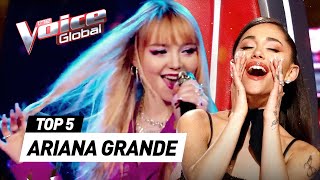 ARIANA GRANDE songs in The Voice [upl. by Akienat]