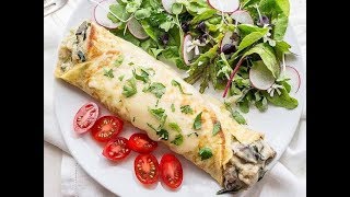 Easy Crepe Burritos  FrenchCosta Rican Mix [upl. by Adnelg462]