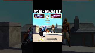 EVO GUN DAMAGE TEST 🤯 FREEFIRE EVO GUN AK47 AND M1887 🤔 freefire shorts Brhk2fy [upl. by Tresa889]