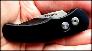 ProTech Runt J4  Automatik Messer [upl. by Ahouh19]