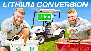 Lithium Golf Cart Conversion is Cheaper than you Might Think 🔋 [upl. by Udela]