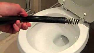 How to Snake a Toilet Clear a Toilet Clog  So Easy [upl. by Aehtrod676]