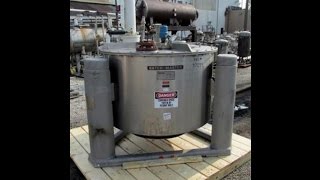 Used Ametek 48quot BatchMaster Basket Centrifuge  stock 11453351 [upl. by Grenier]