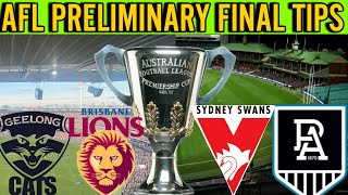 AFL PRELIMINARY FINAL PREDICTIONS [upl. by Brietta]