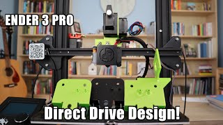 Ender 3 Pro Direct Drive Extruder Design  3D Printed X Axis Carriage and Fan Cover [upl. by Nylrebma]