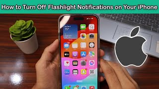 How to Turn Off Flashlight Notifications on Your iPhone [upl. by Atiuqad]