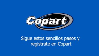 Registro Copart  3 pasos [upl. by Kolivas]