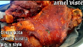 CRISPY PATA  The Secret of Cooking Tender Juicy Crispy Patapanlasang pinoy  Arnelgradoviste [upl. by Amado528]