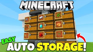 Minecraft Bedrock Truly INFINITE Storage System Tutorial MCPE Xbox PS5 PC [upl. by Eggleston]