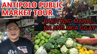 ANTIPOLO PUBLIC MARKET TOUR ANG GANDA NG PALENGKE NILA DITO  UMAGA NA WALAPANG MASYADUNG TINDA [upl. by Wobniar]