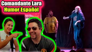 Comediante ESPAÑOL  Reaccion a Comandante Lara y Toni Rodríguez  DUELO DE CHISTES 2018 [upl. by Euqinahs335]