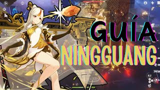 GUÍA DEFINITIVA amp BUILD de NINGGUANG✨ RAPIDA amp COMPLETA 🪨 Armas Sets Equipos  GENSHIN IMPACT [upl. by Iohk]