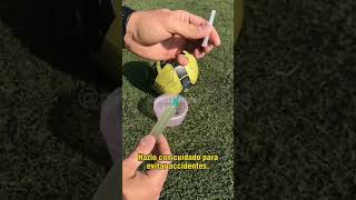 Como PARCHAR tu BALÓN FÁCIL y RÁPIDO ⚽✅ futbol lifehacks soccer [upl. by Fields]