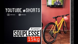 shorts  15kg leichtes E Bike mit Pinion und Gates Riemen SOUPLESSE Lightbike mtbcycletech [upl. by Ahs187]