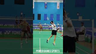 U15 womens singles rally badminton shorts [upl. by Elawalo]