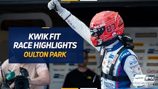 Oulton Park Highlights  Kwik Fit BTCC 2024 [upl. by Yremogtnom724]