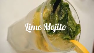 Lemon mint mojito II Virgin mojito II Easy moctail recipe in hindi II nonalcoholic mojito [upl. by Coyle814]