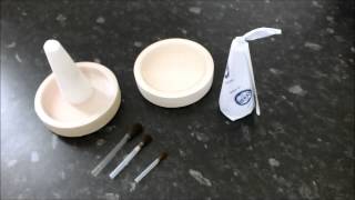 How to use a Jewellers Borax cone amp Dish to make flux for jewellery soldering  special flux brush [upl. by Griff]