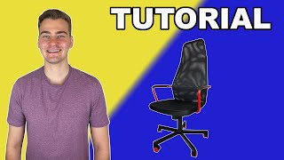 Tutorial  Huvudspelare Gaming Chair From IKEA [upl. by Aokek]