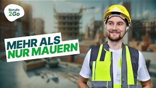 Maurer Beruf Ausbildung amp Gehalt 🧱  Berufe2Go [upl. by Nodnahs]