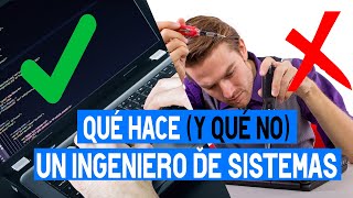 👨‍💻🦇 ¿QUÉ HACE UN INGENIERO DE SISTEMAS  LA VERDAD sobre la Ingenieria de Sistemas 😱 👨‍💻 [upl. by Ecirtnuahs490]