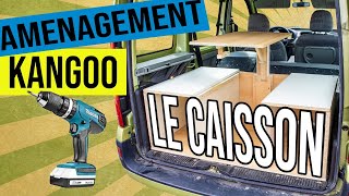 Aménager un ludospace kangoo pour y dormir  Partie 2  Fabrication du caisson [upl. by Anot702]