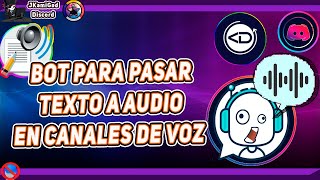 🟣Bot para pasar texto a audio en canales de voz 💻 Discord 📡 JKamiGod [upl. by Zap]