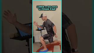 EMS Fitness  Lunge To Balance with Foam Pad [upl. by Yenruoc631]