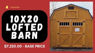 🔶🔶10X20 LOFTED BARN  SINGLE DOOR  722000  BASE PRICE  SHE SHED  MAN CAVE  FALCON SHEDS [upl. by Ecydnarb]