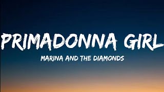 MARINA Primadonna Girl Lyrics Video [upl. by Attelocin]