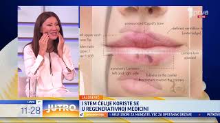 Dr Jasmina LALOSEVIC Regenerativna medicina i antiejdžing i estetska medicina U JUTRU 1211 [upl. by Gabriellia]