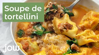 Recette de soupe de Tortellini [upl. by Ibrab]