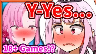 Calli EXPOSED Herself to Her Mom for Playing an 18 Plus Game on Stream 【HololiveEN】 [upl. by Kilk]