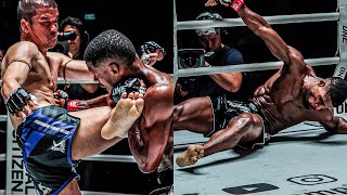 Muay Thai Barnburner 👊🔥 Fabio Reis amp Pongsiri Went To War [upl. by Adabelle]