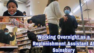 Life as an International Student in the UK 🇬🇧Working Overnight Shift as a Replenishment Assistant [upl. by Roscoe243]