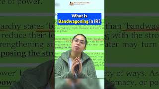 Understanding quotBandwagoningquot in IR for UPSC Mains  Free PSIR Workshop  upsc ias breakingnews [upl. by Rolan]