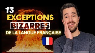 😨🔥 13 exceptions bizarres de la langue française [upl. by Julita]