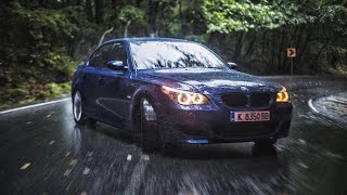 BEST of BMW M5 E60  BURNOUT DRIFT REVS PART 4 [upl. by Enitsugua542]