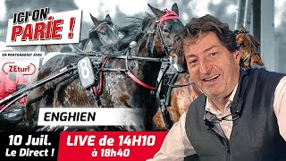 ICI on PARIE  Enghien Quinté et pronostics en live de lhippodrome Mercredi 10 Juillet 2024 [upl. by Atinod759]