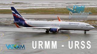 Mineralnye Vody to Sochi in the PMDG 737800 [upl. by Aloise993]