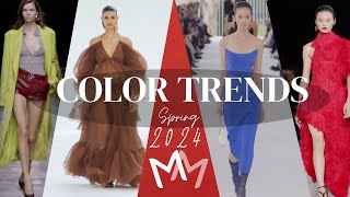 SpringSummer 2024 Fashion Color Trends [upl. by Lehcear273]