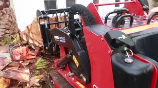 TORO DINGO TX 1000 helps bring down a huge palm tree  CALSCAPE [upl. by Amsden]