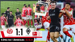 Mainz vs Gladbach StadionVlog⚽️Fohlen holen 1 Punkt beim FSV⁉️🔥 [upl. by Anthe]